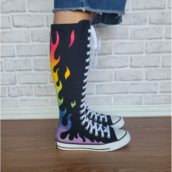 ❤️Converse Chuck Taylor All Star XXHi Pride Sz 11.5 Women Ultra Hi Boots A15779C - Picture 9 of 10